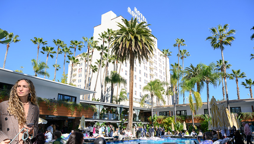 Felix Art Fair at the Hollywood Roosevelt Hotel