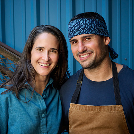 Photo of Ori Menashe and Genevieve Gergis