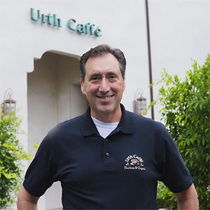 Shallom Berkman at the Urth Caffé Pasadena location