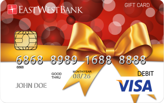 An East West Bank gift card.