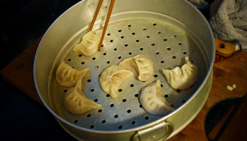 Yak dumplings is Tibetan comfort food