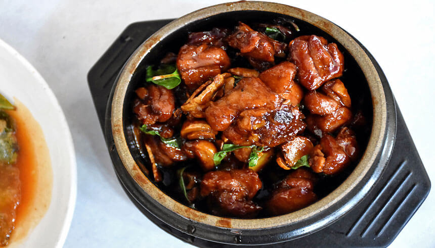 Clarissa Wei learns how to make Three Cup Chicken