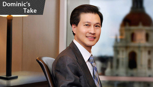 Dominic Ng Chairman and CEO of East West Bank in his office in Pasadena, California