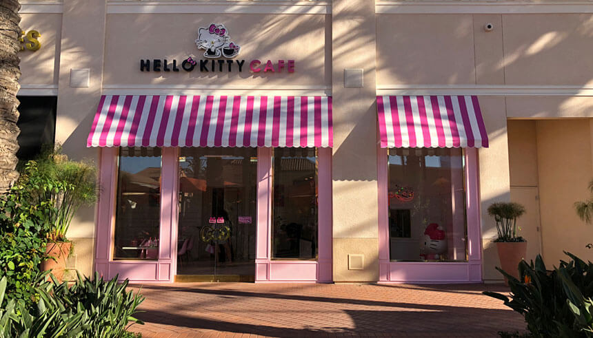 Pasteles de Hello Kitty Grand Cafe