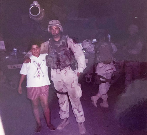 Joshua Gonzalez en Irak