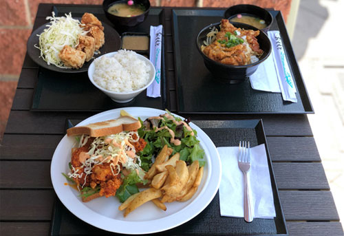 Different dishes served at Karayama 