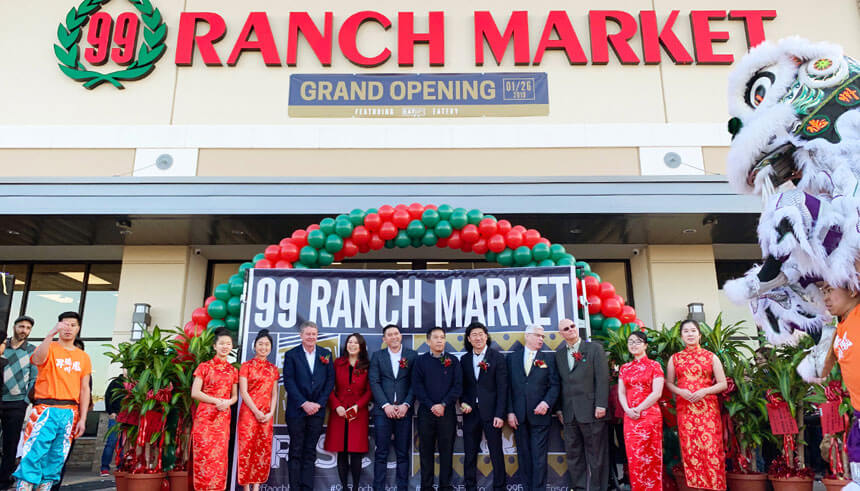 Grand opening of one of 99 Ranch Market's new locations