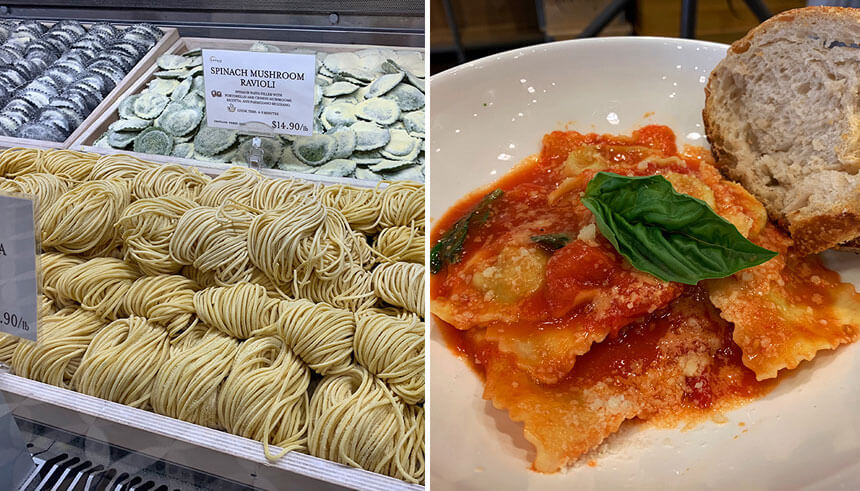 Authentic Italian food from Eataly