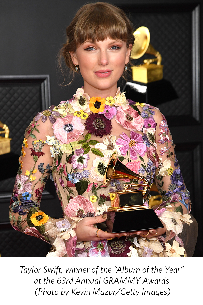 Taylor Swift at the Grammy's