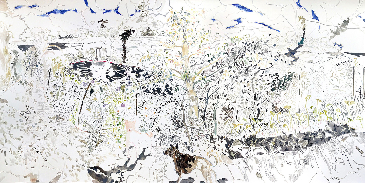 Balltsz and MuiMui art by Chris Huen Sin Kan